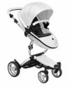 Mima Xari 4G Complete Stroller - Aluminum Chassis, Snow White Seat, Black Starter Pack Mima Xari 4G Complete Stroller - Aluminum Chassis, Snow White Seat, Black Starter Pack